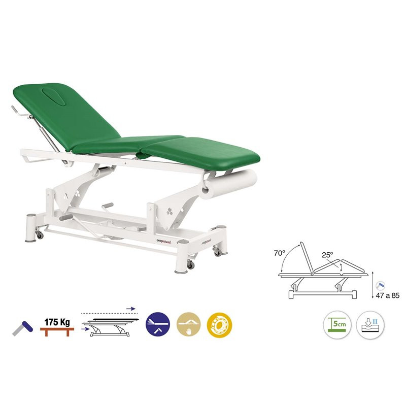 C5726 Table hydraulique 3 plans Ecopostural + 1 tabouret OFFERT