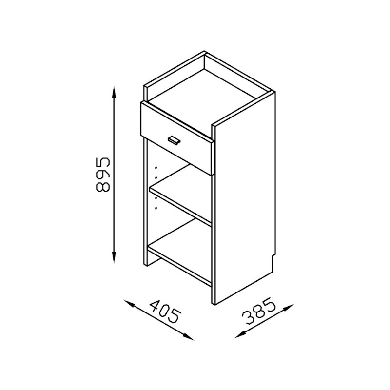 AKITO Meuble de rangement