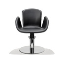 LILIUM Fauteuil Coiffure - noir - face - Malys Equipements