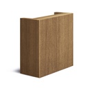 K DESK Caisse d'accueil - oak - Malys Équipements