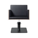 AMBROS Fauteuil coiffure - base carrée noire