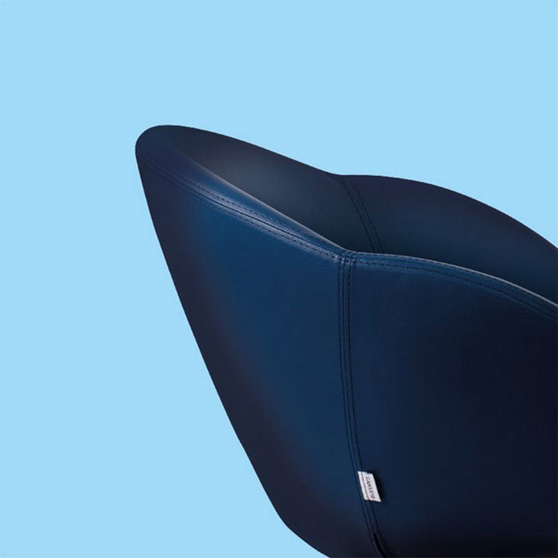 Fauteuil coiffure PRAIA - bleu - Malys Equipements