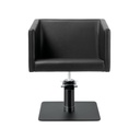 VENUS Fauteuil coiffure - base carrée noire