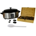 Kit 64 varma massage stenar och apparat 6L