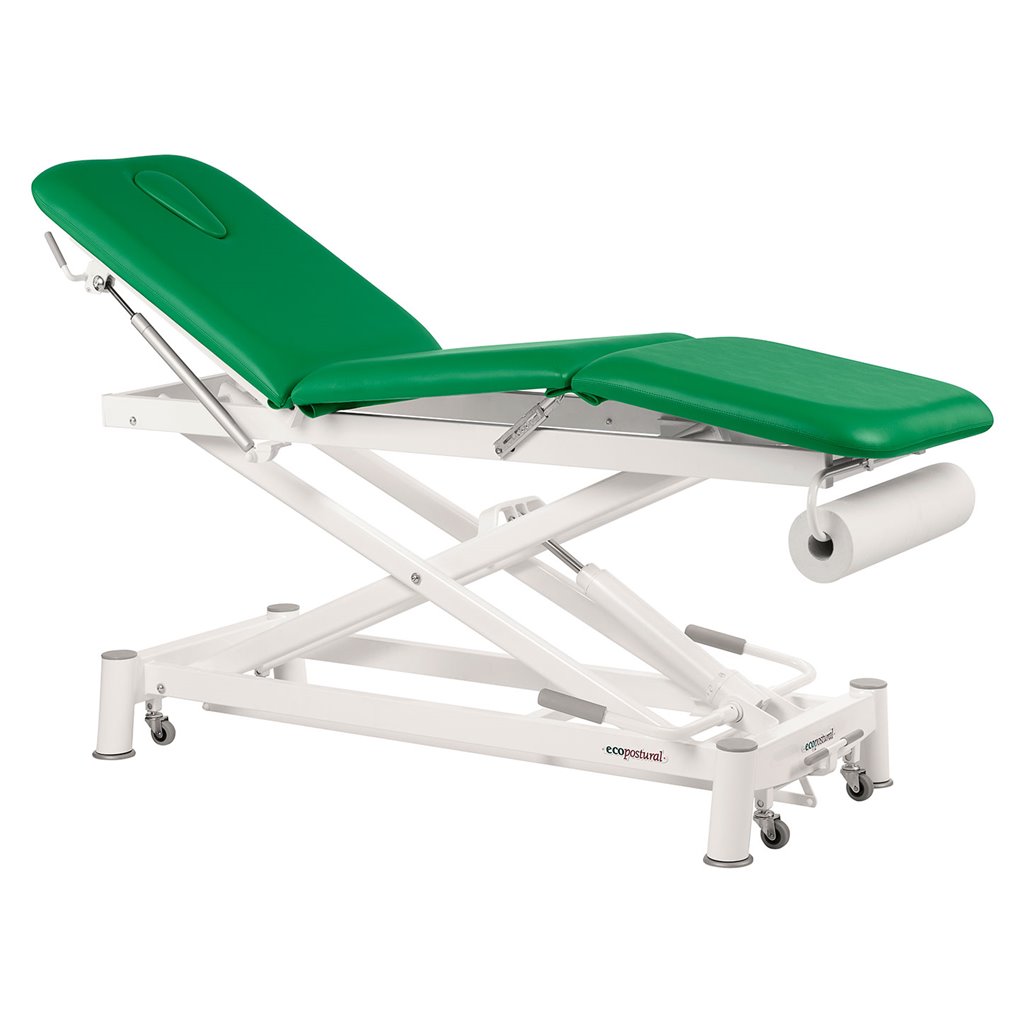 C7726 Ecopostural 3-section hydraulic table and 1 stool FREE