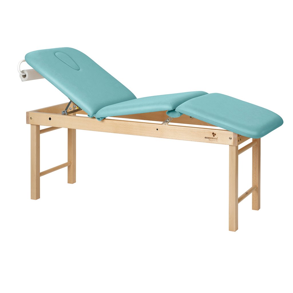 C3123 Fixed table 3 wooden surfaces Ecopostural