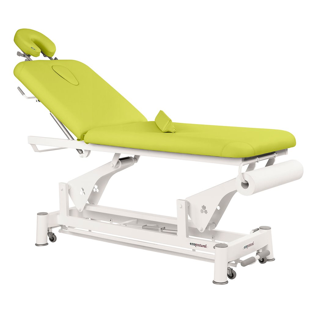 C5502 Mesa elétrica com 2 superfícies Ecopostural e 1 banco GRÁTIS