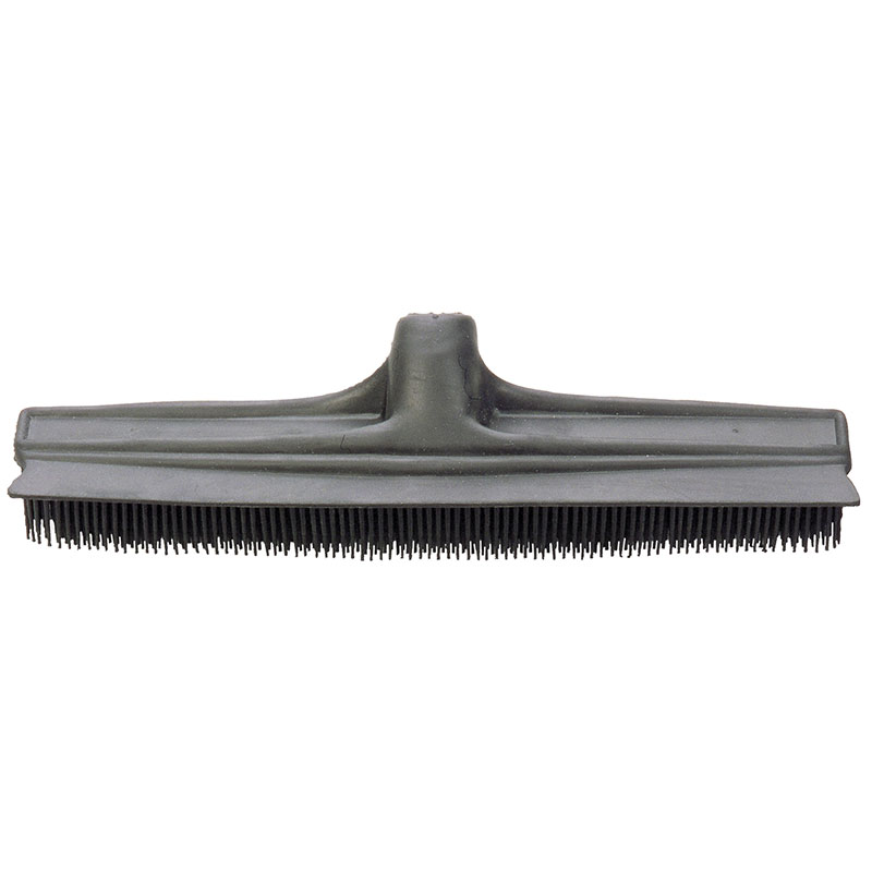 Rubber grey pin broom