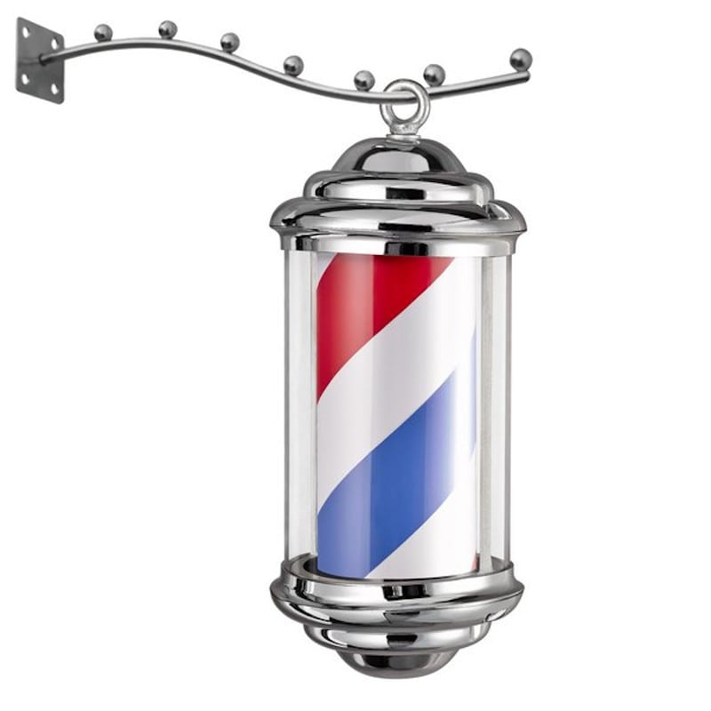 MINI beleuchtetes Barber-Schild