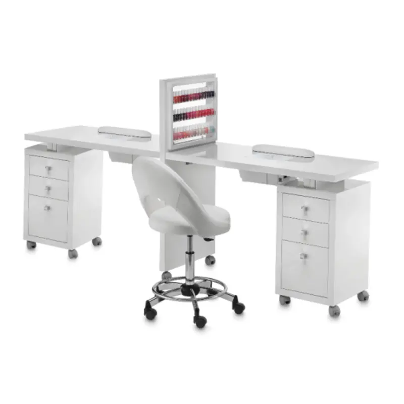 SQUARE DISPLAY Mesa dupla de manicure