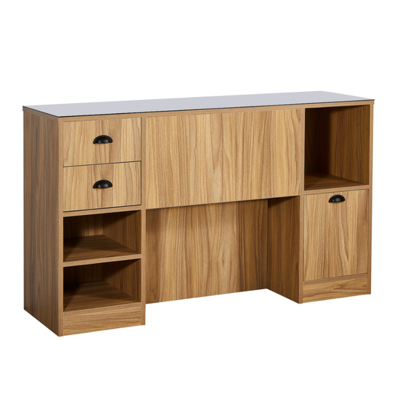 OKE 3BR Friseurschrank – Helles Holz