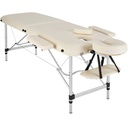 [AVA-MT25660-I] AVA Aluminum Folding Table - Ivory (Dimensions: 186x60 cm)