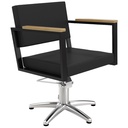 Стол за фризьор OCEAN BLACK - дърво