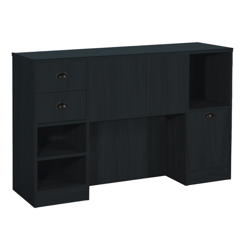 OKE 3 98 Hairdressing cabinet - Black Wood