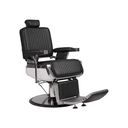 ENRICO Fauteuil Barbier avec Surpiqures Noires