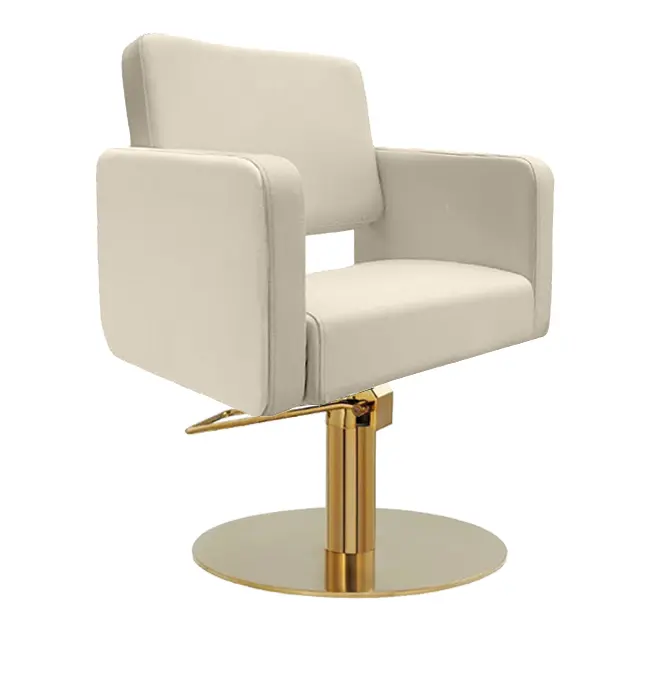 VILIO GOLD Fauteuil Coiffure - Crème