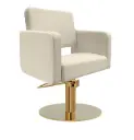 VILIO GOLD Fauteuil Coiffure - Crème