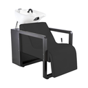 OSLO Shampoo Chair manual leg rest - black