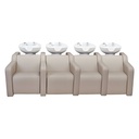  Lavacabezas ALBA SOFA VIBROMASSAGE 4 plazas 
