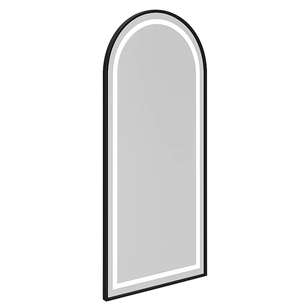 LUMIA BLACK Owalne Lustro