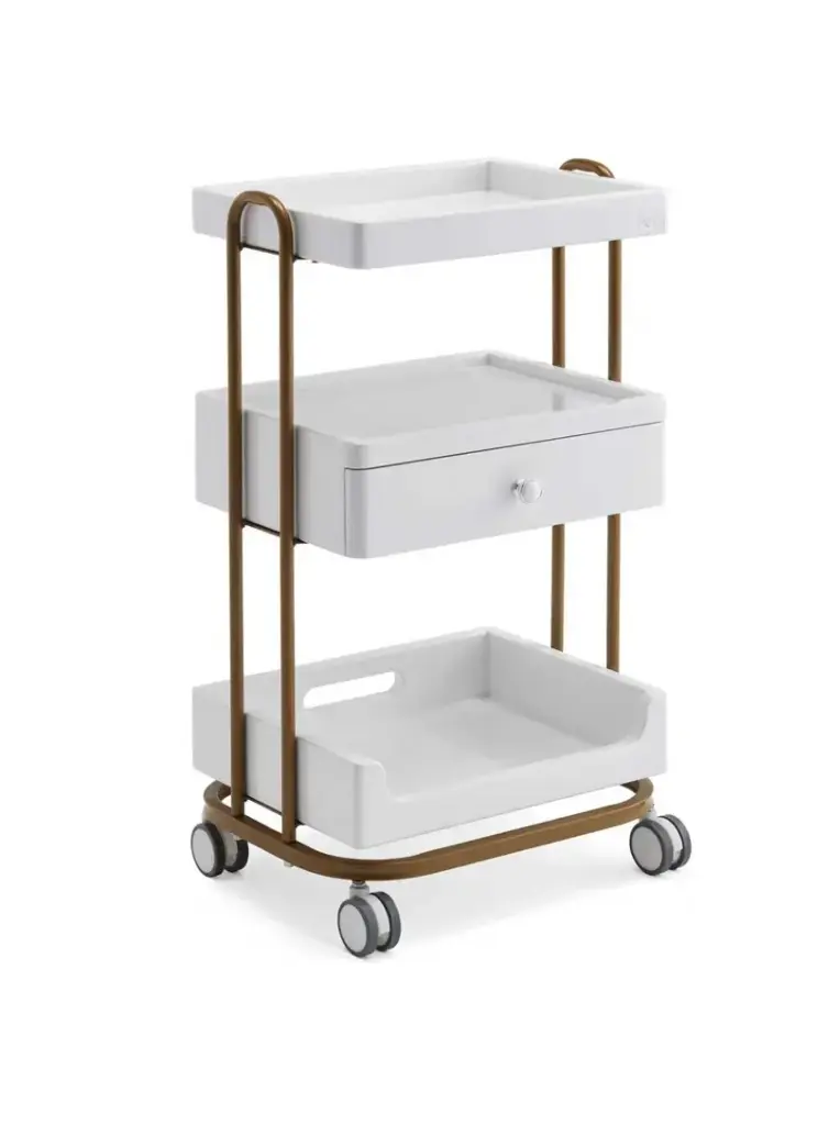  568-140 WHITE — Elegant White Cart 