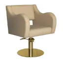 ROMA CREME DELUXE GOLD Fauteuil Coiffure