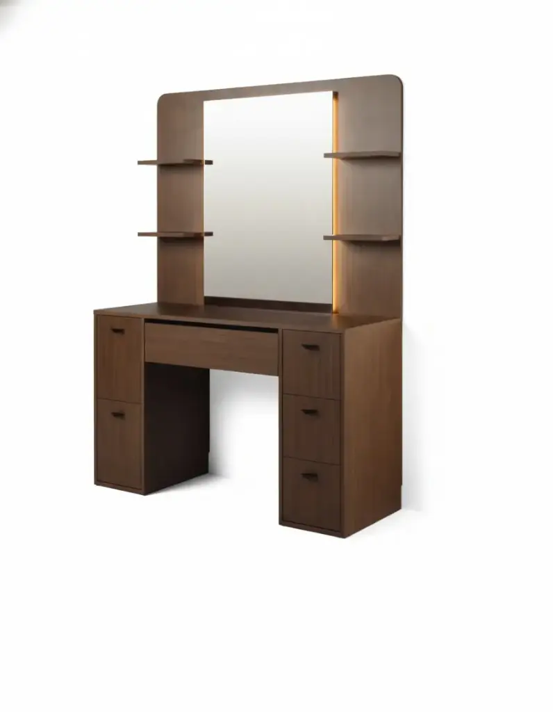 OKE 1 98 Barberdresser Chair - Black Wood