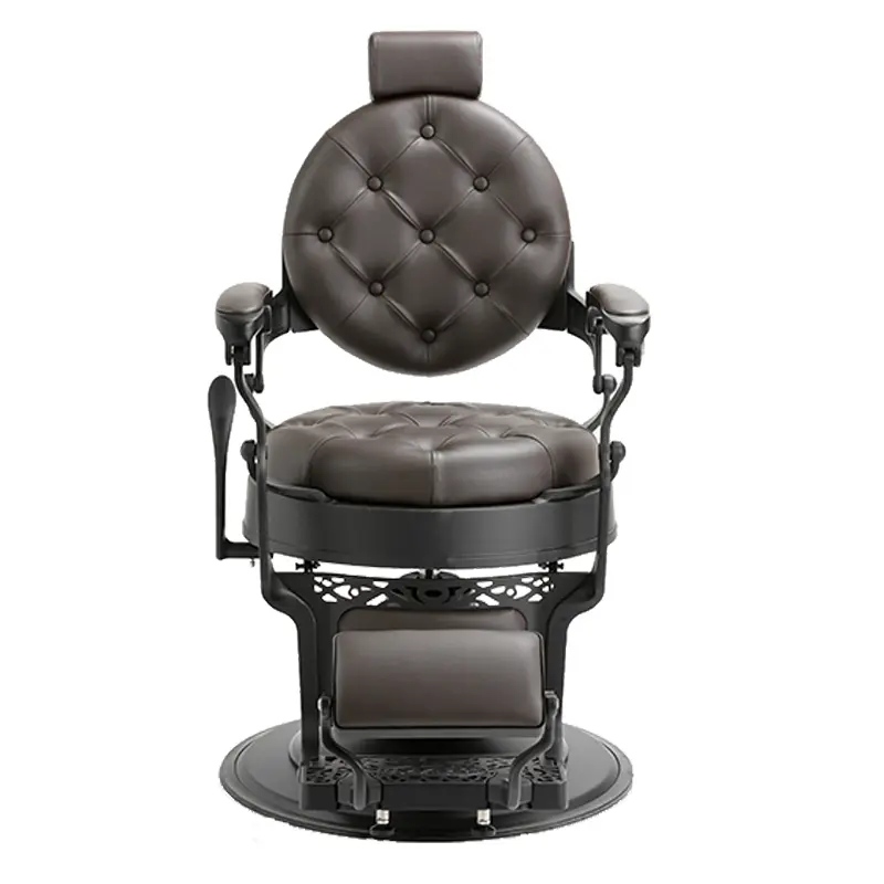 MACK Fauteuil Barbier marron - noir 