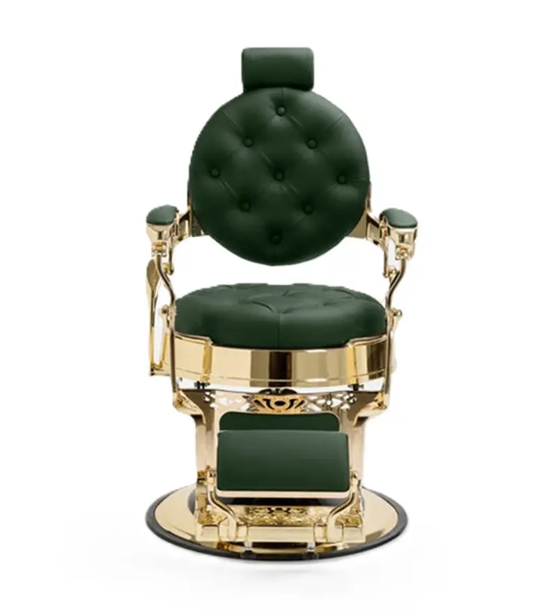 MACK GOLD-Green Fauteuil Barbier