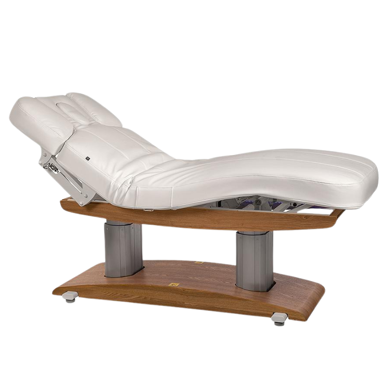 LIPS Table de Massage et soins électrique - Base bois clair