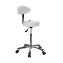 OPAL BACK Tabouret Blanc