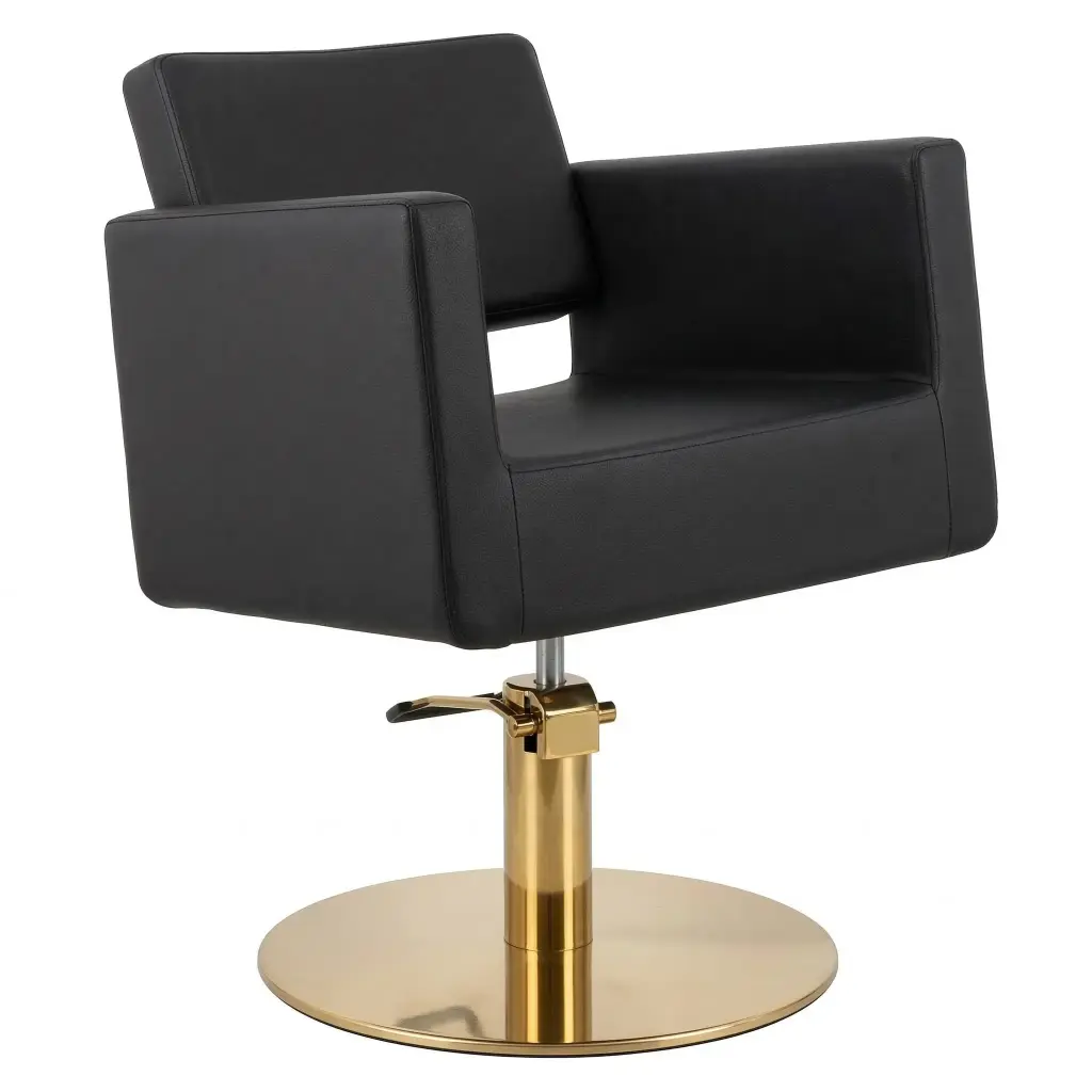 BRAID Black Gold Hairdressing Chair