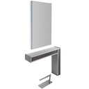 WILMA RECTANGLE DX Погледало за фризерски салон