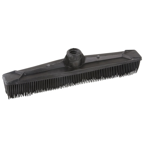 [OR-01285/50] Rubber bristle broom in black