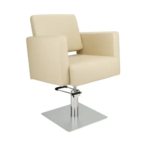 [VICTORIA-DL-CR] VICTORIA DELUXE Fauteuil coiffure crème