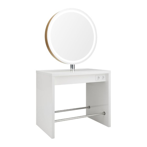 [AY-POLA-ISLAND2] POLA ISLAND Sentral Coiffeuse 2 seter med LED