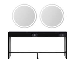POLA II Led 2-seater wall-mounted dressing table
