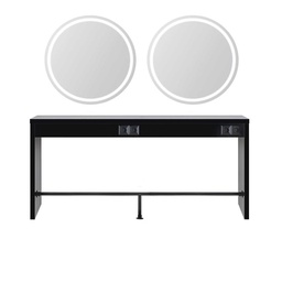 POLA II Led 2-zits kaptafel voor wandmontage