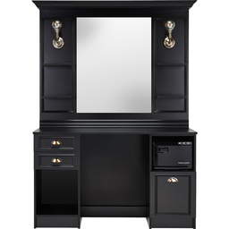 [AY-BARBERLEXUS-BL] BARBER LEXUS Black Dressing Table Barber Furniture