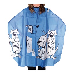 [OR-02508-75] PERROS BLUE Cutting Cape for children