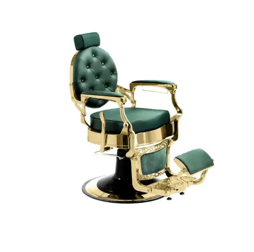[ARCHIE-GOLD-GREEN] MAE GOLD GREEN Friseurstuhl