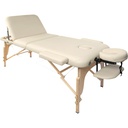 Drewniany składany stół MIA - kość słoniowa