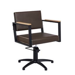 OCEAN BROWN Hairdressing chair - wood