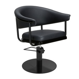 LYRA BLACK Hairdressing chair