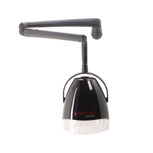 [01201202] Capacete de cabeleireiro TYPHOON com braço articulado