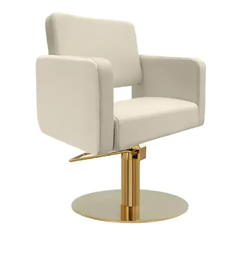 [VILIO-GOLD-CR] VILIO GOLD Fauteuil Coiffure - Crème