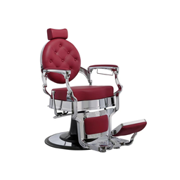 [WK-ARCHIE-ROUGE] ARCHIE ROUGE SILVER Fauteuil Barbier