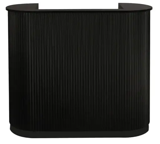 [DIVINE LARGE BLACK L/120 cm] DIVINE LARGE BLACK Arkë për pritje - Druri Masiv i Zi