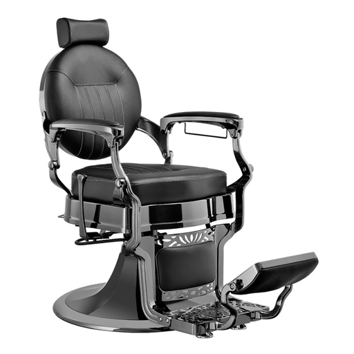 CAESAR - BLACK / MERCURY / GOLD Fauteuil coiffure