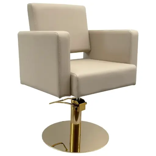 [VICTORIA-CR-GOLD] VICTORIA GOLD Fauteuil de Coiffure 